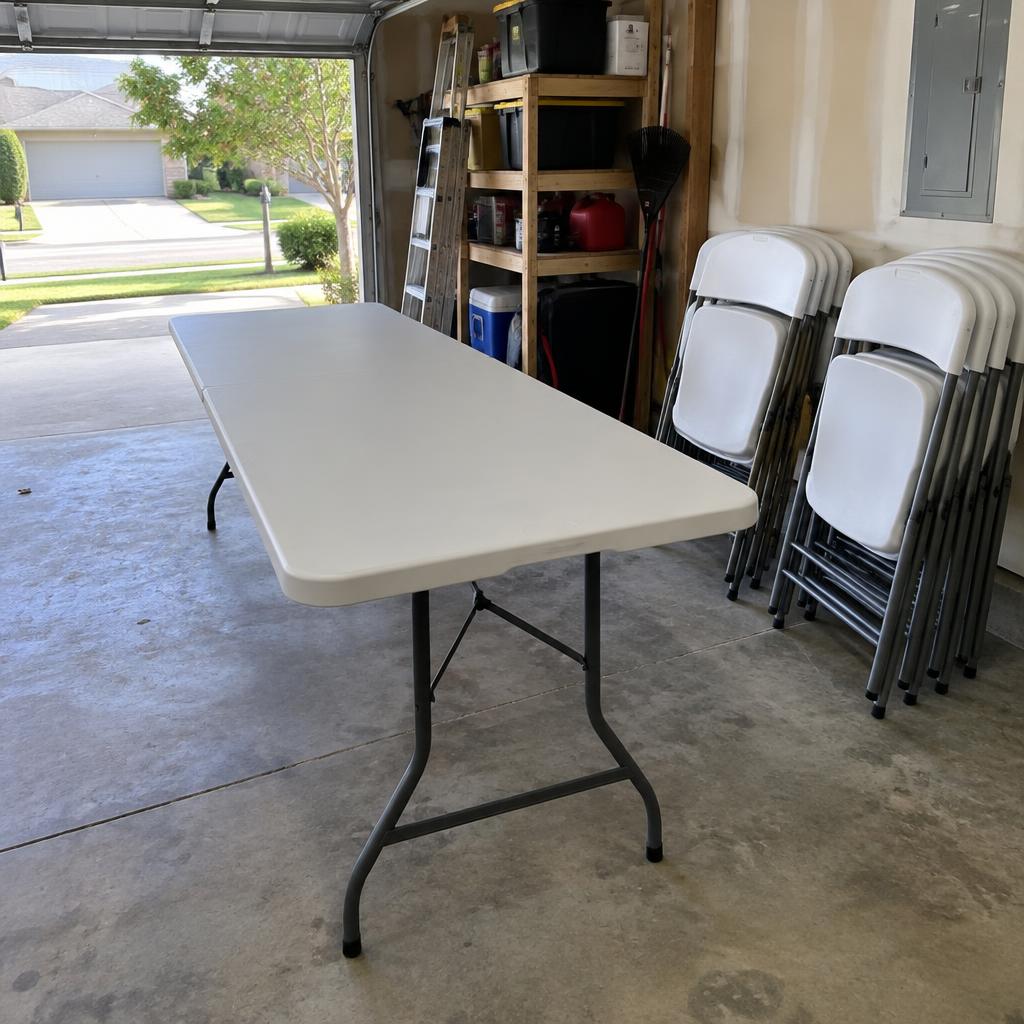Folding Table & Chairs